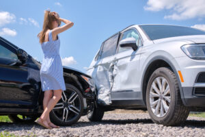 Damaged vehicle declared a total loss in Florida due to repair costs exceeding 80% of its pre-accident value.