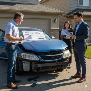 Challenge total loss offer. Total loss dispute. Total loss appraisal. Total loss claim. Appraisal clause.