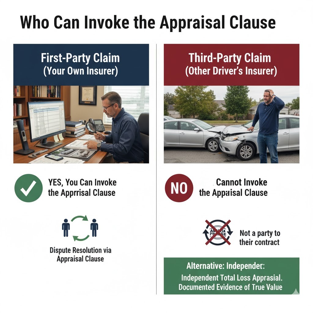 who can invoke the appraisal clause