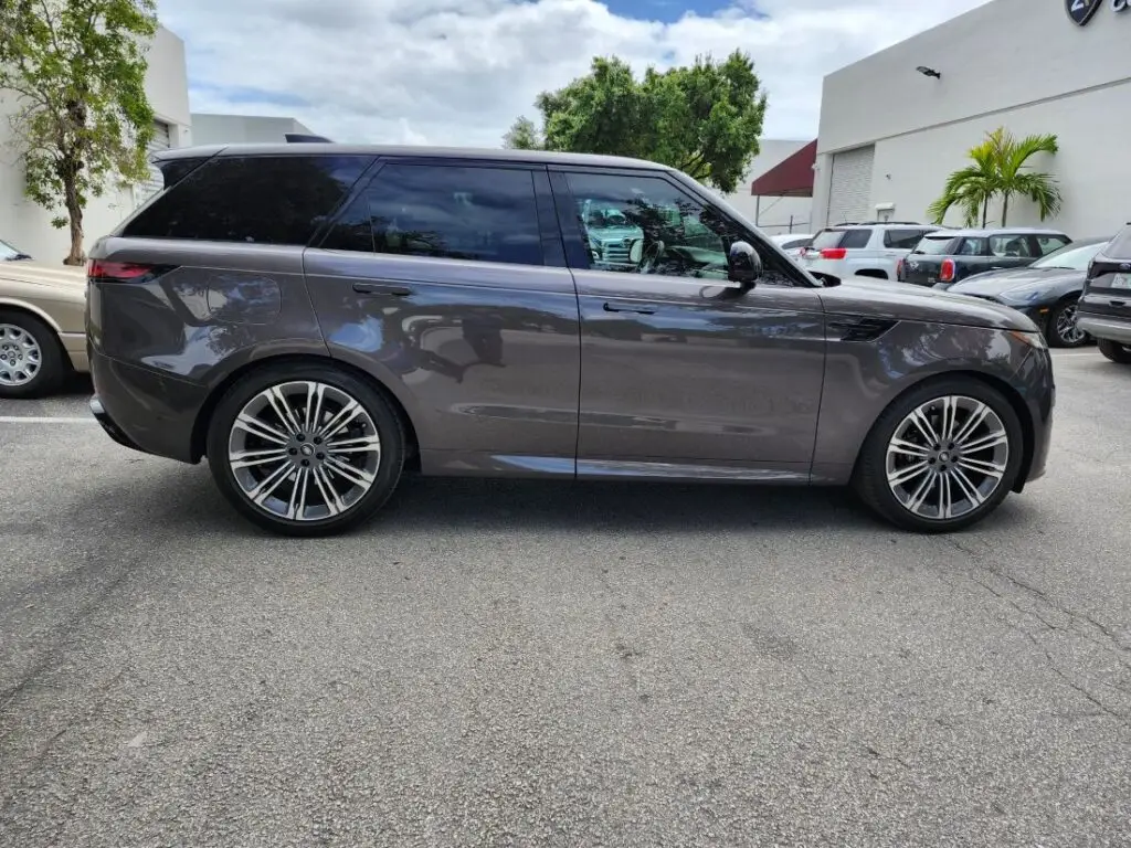 Professional valuation of a grey Range Rover Sport to support a certified diminished value appraisal in Boynton Beach.