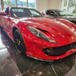 Ferrari 812 GTS in showroom condition illustrating premium resale value with original parts