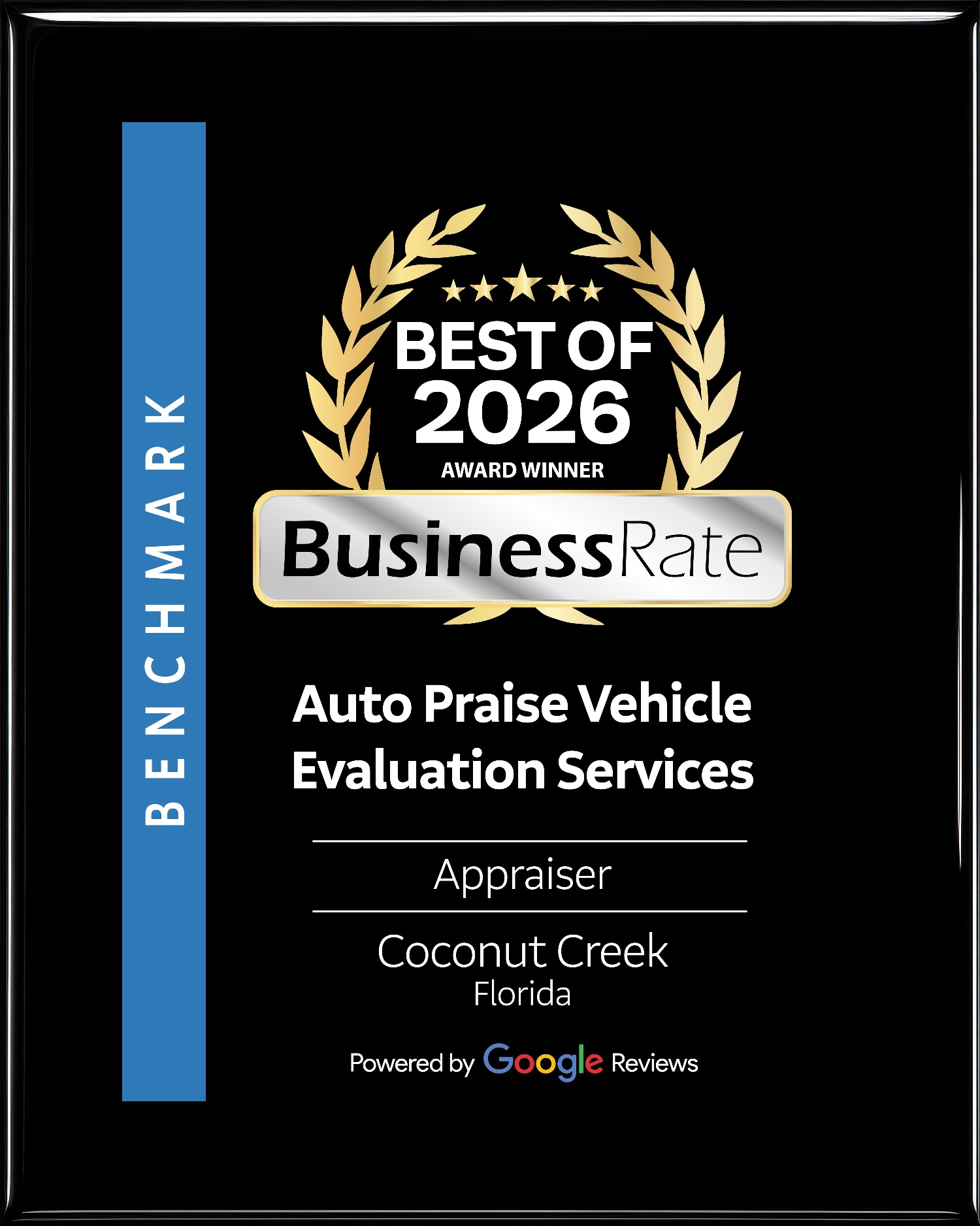 Auto Praise Vehicle Evaluation Services Professional Recognition