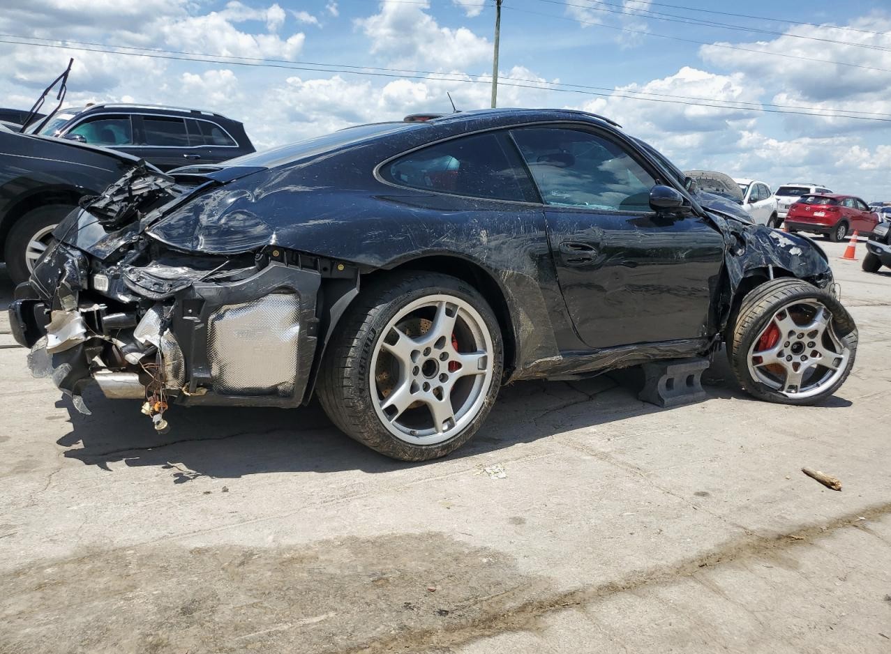 Porsche 911 coupe with severe front and rear collision damage assessed for total loss appraisal in Fort Lauderdale