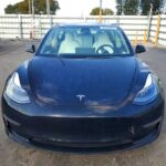 2022 Tesla Model 3 front view photographed in Boca Raton for total loss appraisal