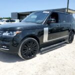 2016 Range Rover luxury SUV with appraiser markings in Wellington Florida assessed for total loss appraisal