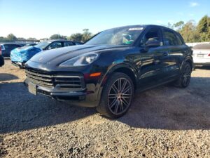 2020 Porsche Cayenne luxury SUV in Weston assessed for total loss appraisal