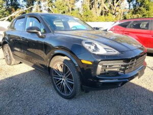 Porsche Cayenne SUV parked outdoors during total loss appraisal review in Weston, Florida