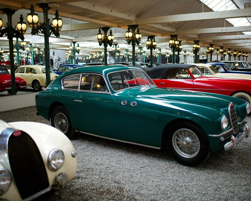 MULHOUSE, FRANCE, August 22, 2023 : National Automobile Museum. The National Automobile Museum, Schlumpf collection